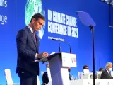 Sánchez anuncia en la COP26 que España elevará un 50% la financiación climática
