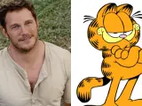 Chris Pratt y Garfield