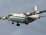 Un avión de carga Antonov An-12, en una imagen de archivo.