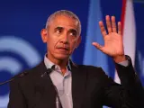 El expresidente de Estados Unidos Barack Obama ha urgido a los países a intensificar la acción contra el cambio climático, en particular en los estados insulares a los que ha definido como "canarios en una mina de carbón".