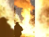 Explosión en la celebración de Universidad de Chile