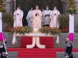 Misa mayor realizada en honor de Virgen de la Almudena en su día