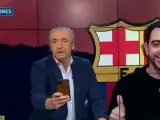 Pedrerol bromea con las normas de Xavi en el vestuario del Barça.