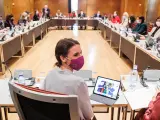 La ministra de Igualdad, Irene Montero, preside la Conferencia Sectorial de Igualdad, en el Senado, a 11 de noviembre de 2021, en Madrid, (España).