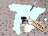 La vacuna española que desarrolla Hipra pasa a fase IIb.