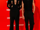 Los directores Javier Calvo y Javier Ambrossi, en la alfombra roja de la 71 edición de los Premios Fotogramas de Plata, en el Casino de Madrid.