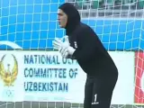 Zohreh Koudaei, portera de la selección de Irán.