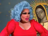 La 'drag queen' Elix durante uno de sus 'streams' de Twitch.
