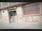 Bandalismo en Coslada (Madrid) por parte de neonazis.