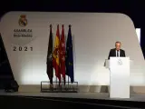Florentino Pérez, en la Asamblea de Socios del Real Madrid