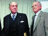 Manuel Fraga (izq.) y Santiago Carrillo (der.), en una imagen de archivo.