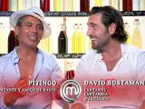 Pitingo y Bustamante en 'MasterChef Celebrity 6'.