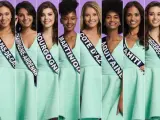 Las participantes del cartel de Miss Francia.