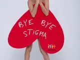 Ágatha Ruiz de la Prada posa desnuda contra la serofobia.