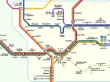 Plano de la red de Metrovalencia con las nuevas demominaciones.