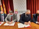 Diputación de León y el Ayuntamiento de Ponferrada firman el convenio para la prestación del Servicio de Bomberos