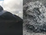 Caída de bombas volcánicas en La Palma.