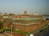 Imagen panorámica de la prisión de Reading.