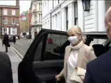 Corinna, a su llegada a la corte en Londres.
