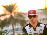 Kimi Raikkonen, durante su último fin de semana como piloto de Fórmula 1