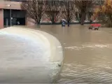 Los impresionantes vídeos que dejan las inundaciones en Navarra