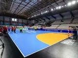El pabellón de Llíria, en Valencia, una de las sedes del Mundial de balonmano.