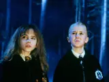 Emma Watson y Tom Felton, en 'Harry Potter'.