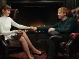 Emma Watson y Rupert Grint durante la reunión de 'Harry Potter: Regreso a Hogwarts'