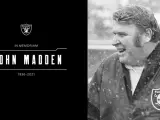 Las Vegas Raiders dice adiós a John Madden.