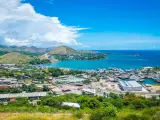 Vista de Koki en Port Moresby, Pap&uacute;a Nueva Guinea.