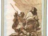 El dibujo 'En voyage', de Goya.