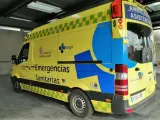 Imagen de archivo de una ambulancia soporte vital básico de Castilla y León. EUROPA PRESS (Foto de ARCHIVO) 10/5/2021