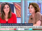 Cruz Morcillo y Rocío Ramos debaten sobre el uso de petardos.