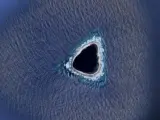 Imagen de la isla de Vostok, ubicada en el océano Pacífico y perteneciente a Kiribati.