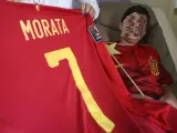 Miguel Ángel Pérez, el niño al que Morata dedicó el 'gol de la estrella'.