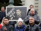 Manifestación a favor de Djokovic