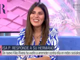 Isa Pantoja contesta a su hermano en 'El programa de Ana Rosa'.