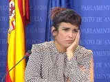 Teresa Rodríguez critica la reacción del PSOE sobre Garzón: "Por eso no hay que gobernar con ellos"