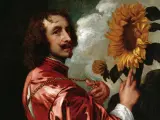 Retrato del pintor flamenco Anthony Van Dyck.