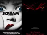 Wes Craven y dos de sus grandes obras, 'Scream' y 'La nueva pesadilla de Wes Craven'