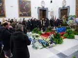 Funeral de David Sassoli en Roma.