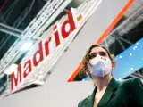 La presidenta de la Comunidad de Madrid, Isabel Díaz Ayuso, en la inauguración de Fitur 2022.