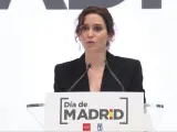 La presidenta de la Comunidad de Madrid, Isabel Díaz Ayuso, en Fitur 2022.