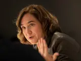 La alcaldesa de Barcelona, Ada Colau, durante su intervención este martes en la cita anual 'L'alcaldessa respon'.