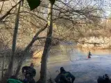 Los GEAS buscan en el río Duero dentro del dispositivo de búsqueda de la joven de Traspinedo (Valladolid). EUROPA PRESS 24/1/2022