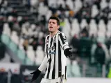 Álvaro Morata, durante un partido de la Juventus