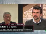 Toni Nadal y Ramón Espinar comparten pantalla en 'La Roca'.