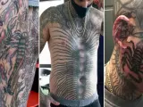 Michael Amoia tiene 864 insectos tatuados.