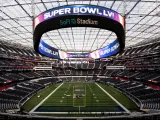 El Sofi Stadium, que acogerá la LVI Super Bowl, en Los Ángeles, California (EE UU).