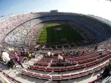 Vista panorámica del Camp Nou